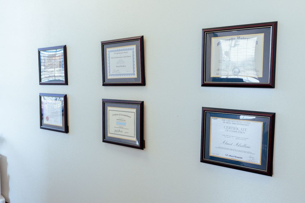 Dr Ahmad Alsallami Certificates in Wisconsin